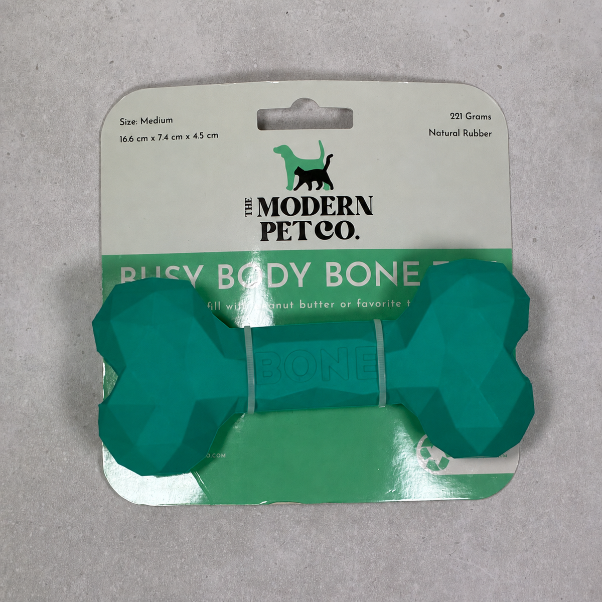 The Modern Pet Company Busy Body Bone Dog Toy