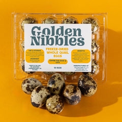 Golden Nibbles Freeze Dried Quail Egg 12ct Case