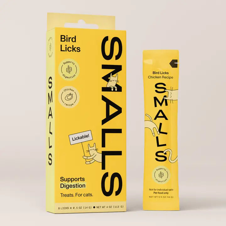 Smalls Licks Functional Lickable Cat Treats / 8 Count