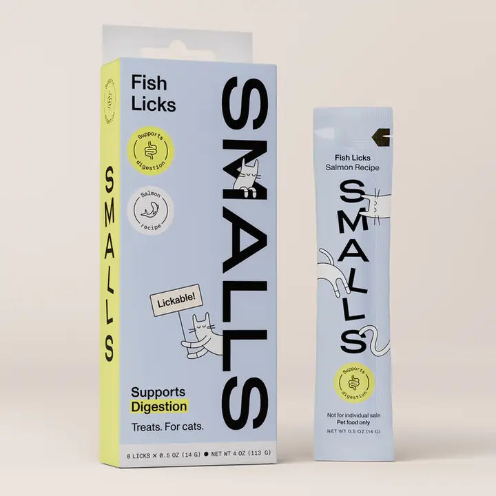 Smalls Licks Functional Lickable Cat Treats / 8 Count
