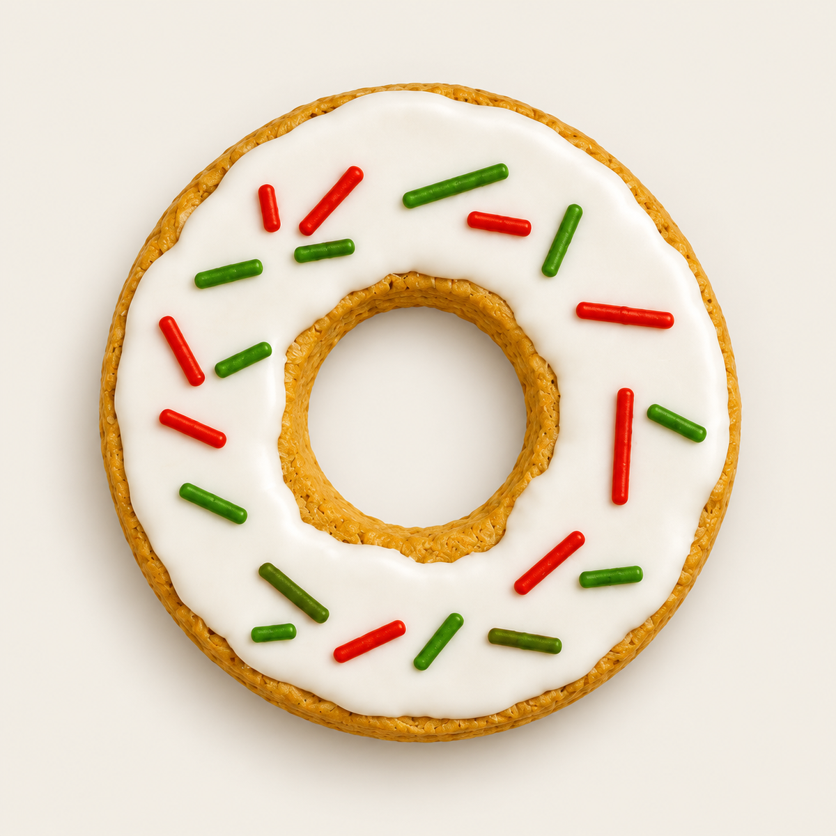 Iced Pumpkidoodles / Holiday Donut