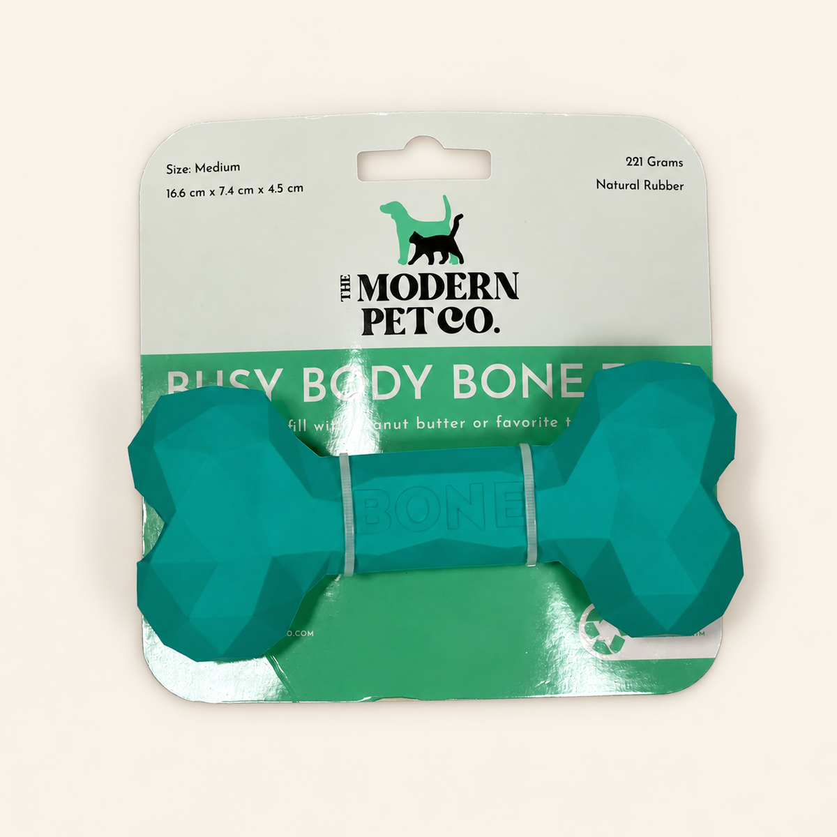 The Modern Pet Company Busy Body Bone Dog Toy