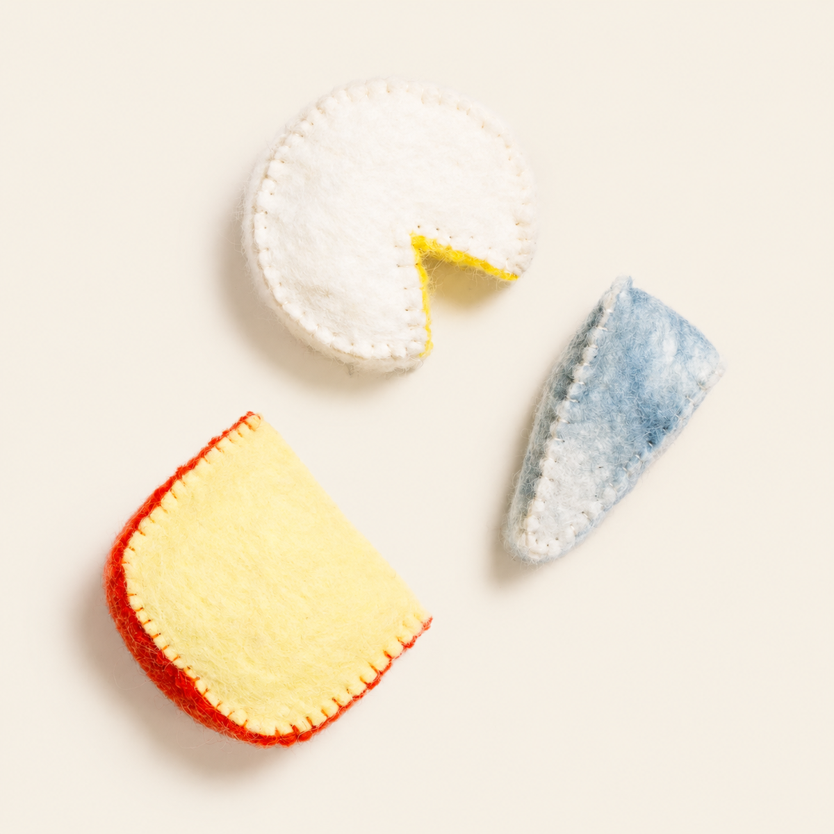Purr-Cuterie Cheese Catnip Cat Toy Trio