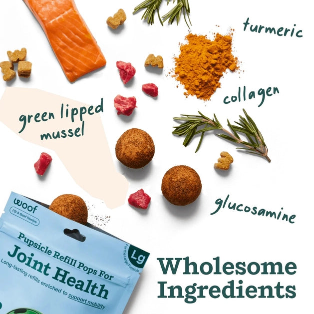 Woof Hip & Joint Wellness Pupsicle Pops Functional Dog Treats